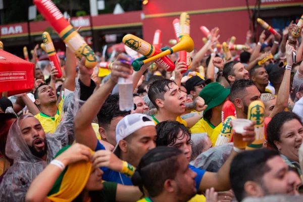 Paulo Noviembre 2022 Fans Festival Fans Fifa Vale Anhangaba Región — Foto de Stock