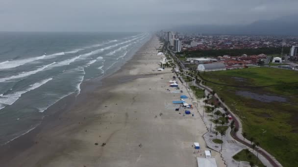 Praia Grande Paulo Brazil Prosince 2022 Festejos Iemanj Jeden Nejtradičnějších — Stock video