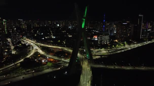 Paulo Brasil Dezembro 2022 Fotografia Aérea Vista Local Nos Pinheiros — Vídeo de Stock