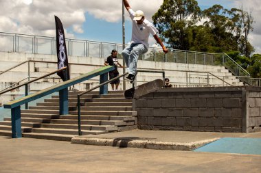 SAO PAULO, BRAZIL JANUARY 15, 2023, skateboarding championship at the extreme sports center in sao paulo 