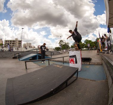 SAO PAULO, BRAZIL JANUARY 15, 2023, skateboarding championship at the extreme sports center in sao paulo 
