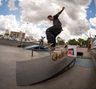 SAO PAULO, BRAZIL JANUARY 15, 2023, skateboarding championship at the extreme sports center in sao paulo 