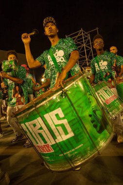 SAO PAULO, BRAZIL FEBRUARY 09, 2023, Technical rehearsal of the Sao Paulo samba schools at the Anhembi Sambadrome
