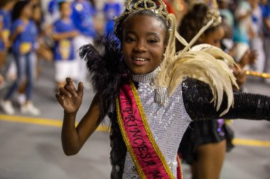 SAO PAULO, BRAZIL FEBRUARY 09, 2023, Technical rehearsal of the Sao Paulo samba schools at the Anhembi Sambadrome