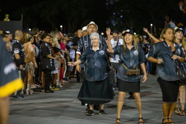 SAO PAULO, BRAZIL FEBRUARY 09, 2023, Technical rehearsal of the Sao Paulo samba schools at the Anhembi Sambadrome 