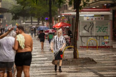 SAO PAULO, BRAZIL FEBRUARY 09, 2023, Technical rehearsal of the Sao Paulo samba schools at the Anhembi Sambadrome 