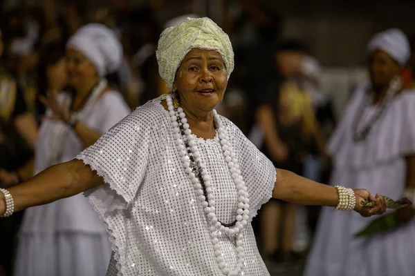 SAO PAULO, BRAZIL FEBRUARY 09, 2023, Technical rehearsal of the Sao Paulo samba schools at the Anhembi Sambadrome
