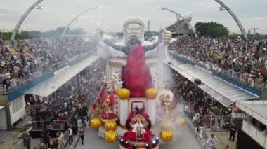 PAULO, FEBRUARY 17, 20237 okullar Sao Paulo 'da 2023 Özel Karnaval Grubu geçit törenini başlattılar..