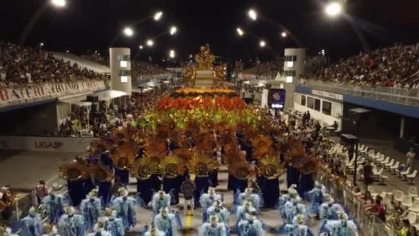 Paulo February 2023Seven Sekolah Membuka Parade Kelompok Khusus Karnaval 2023 — Stok Video