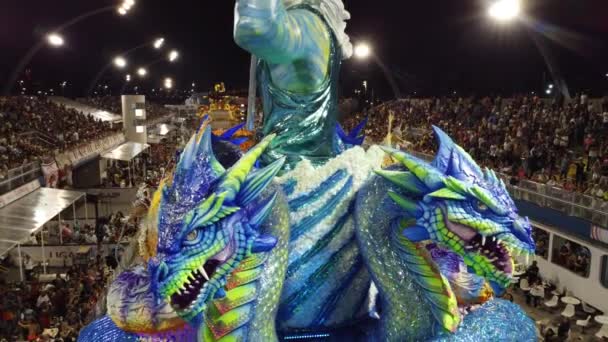 Paulo Febbraio 2023Sette Scuole Aprono Sfilata Del Gruppo Speciale Carnevale — Video Stock
