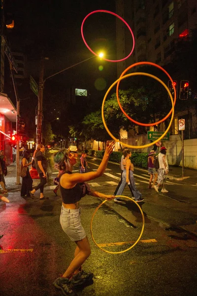 Brulo Brazil March 2023 여성의 거리로 권리를 합니다 — 스톡 사진