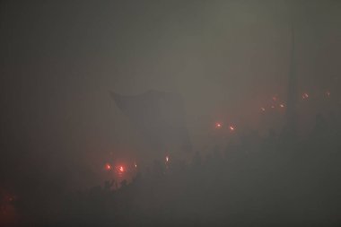 Paulo - 21 Ocak 2024: So Paulo karnavalının samba okulları Pazar gecesi Sambadrome 'da teknik prova yaptılar (21 Ocak)).