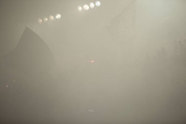 Paulo - 21 Ocak 2024: So Paulo karnavalının samba okulları Pazar gecesi Sambadrome 'da teknik prova yaptılar (21 Ocak)).