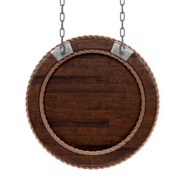 Tahta masa beyaz arkaplanda izole edildi