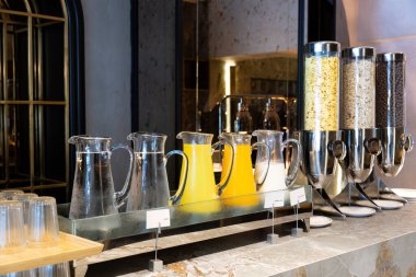 Kahvaltı Büfesi Konsepti Lüks Otel 'de Kahvaltı Zamanı