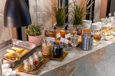 Kahvaltı Büfesi Konsepti Lüks Otel 'de Kahvaltı Zamanı