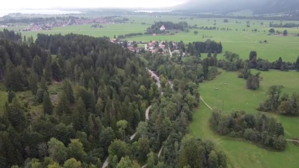 Göl Manzarası Lucerne Vierwaldstattersee Sviçre Alpleri Gösteriyor Yüksek Kaliteli Fullhd — Stok video