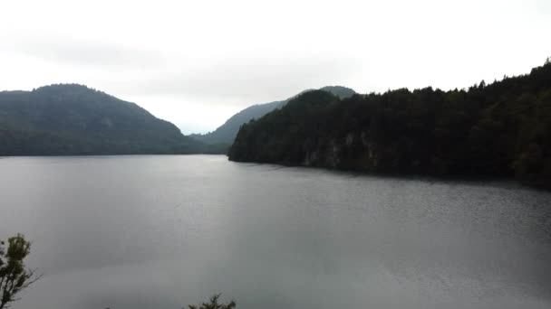 Αεροφωτογραφία Της Λίμνης Lucerne Vierwaldstattersee Και Των Ελβετικών Άλπεων Υψηλής — Αρχείο Βίντεο