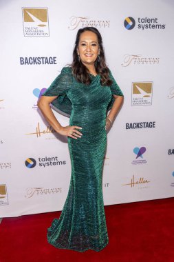 Victoria Mojica Monroe 10 Kasım 2022 'de Taglyan Kompleksi, Hollywood, CA' da 2022 Heller Ödülleri 'ne katıldı.