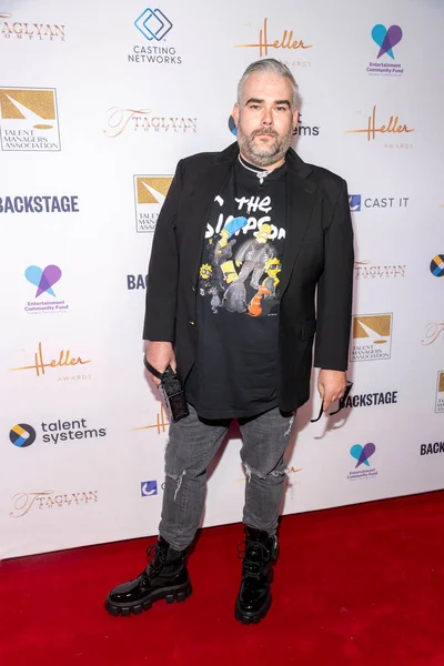 Jason Hilton Deltar 2022 Heller Awards Talangbranschen Taglyan Complex Hollywood — Stockfoto