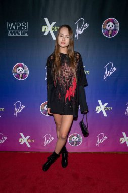 Lena Wu attends Prymrr's 17th Birthday Party at private residence, Sherman Oaks, CA on November 12, 2022 clipart