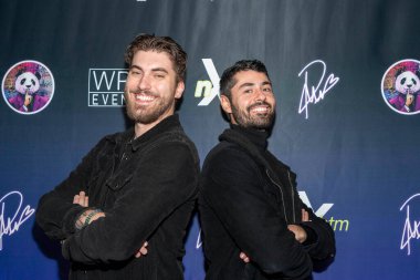 Maxime Rancon ve Pierre Tsigardis, Prymrr 'ın 17. Doğum günü partisine 12 Kasım 2022' de Sherman Oaks, CA 'da katıldılar.