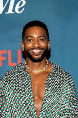 Shaun Brown, Netflix 'in Los Angeles Prömiyeri' nde 15 Kasım 2022 'de Tudum Tarama Odası' nda 