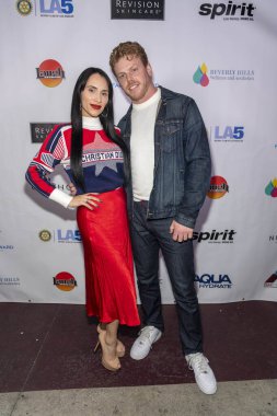 Margo Graff, Andrew Eaton, 28 Kasım 2022 'de Laugh Factory, Los Angeles, CA' da 