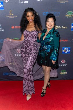 Desiry Hall, Sonia Ete, 1 Aralık 2022 'de QD Meydanı, Westminster' daki SAM Vakfı 15. Yıldönümü Yardım Galasına katıldı. 