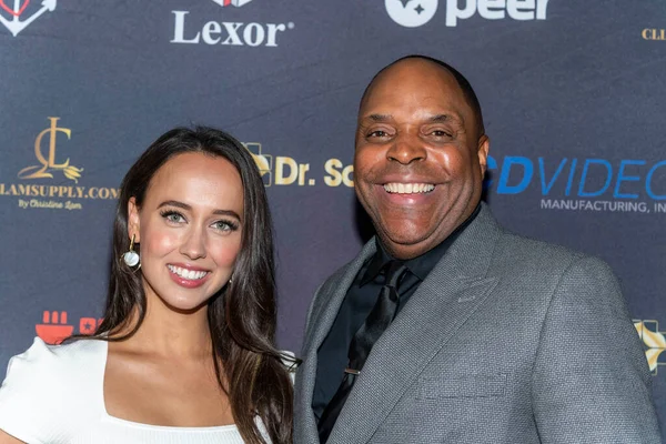 stock image Athenna Crosby, Tyrone Jackson attend SAM Foundation 15 Year Anniversary Charity Gala at QD Venue, Westminster, CA December 1st 2022 