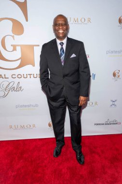 Tyron Dubose attends 2023 Inaugural Preview and Global Couture Gala at Porsche DTLA, Los Angeles, CA January 22 2023