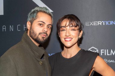 Yuri Alves, Mimi Davila attends Blockchain Giant Gala Film and Exertion3 Films Streaming Series RZR at The Greenway Court Theater, Los Angeles, CA January 23 2023