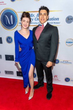 Actor Amber Martinez, Jordan Martinez attend 2023 Mr. and Ms. Military Pageant at Joan B. Kroc Theater, San Diego, CA February 24, 2023