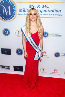 Olivia Brewer attends 2023 Mr. and Ms. Military Pageant at Joan B. Kroc Theater, San Diego, CA February 24, 2023