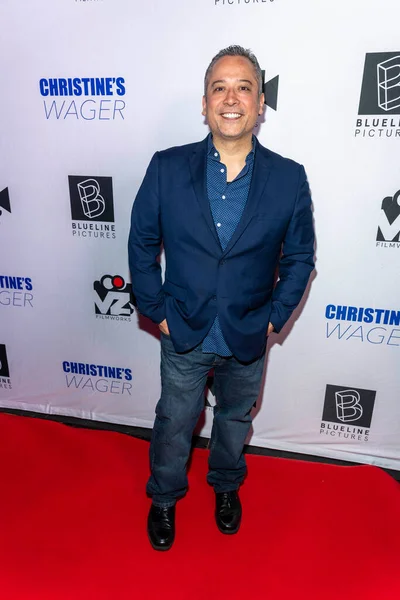 Exec Producer Jason Sordia Attends Christine Wager Los Angeles Screening — ストック写真