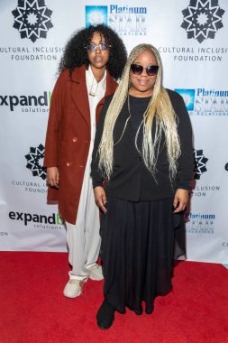 Singer Songwriter NahniiA, Director LaTonya Zblkharte Allen  attend 1st Annual Cultural Inclusion Awards at W Hollywood Hotel, Los Angeles, CA March 3, 2023