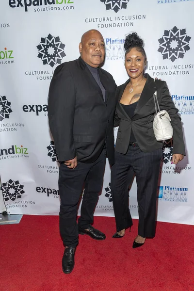 Producer Chico Brown Ceo Clinch Michelle Stokes Attend 1St Annual — Stok fotoğraf