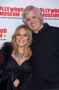 Actress Lydia Cornell, Writer Lawrence H. Levy attend The Hollywood Museum Unveiling Of Film Legend Mary Pickford's Ball Gown at The Hollywood Museum, Los Angeles, CA March 4, 2023