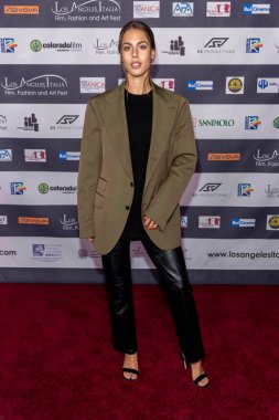 Aktris Carolina De Castiglioni, TCL Çin Tiyatrosu 'nda Los Angeles Italia Film, Moda ve Sanat Festivali' ne katıldı.