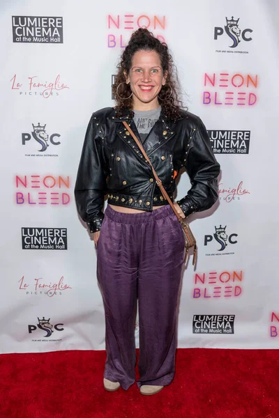 Directora Jennifer Delia Asiste Estreno Neon Bleed Los Ángeles Lumiere —  Fotos de Stock