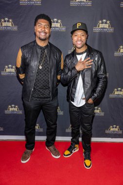 Film yapımcısı Tariq Nasheed, Aktör / Komedyen London Brown 25 Mart 2023 tarihinde Tariq Nasheed 'in Müzesi Mart Komedi Çılgınlığına katıldı.