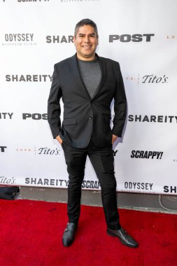 Aktör Eddie Saldana, 16 Haziran 2023 'te Los Angeles, Ziggy Hollywood Oteli' nde Komedi Modelleri 'ne katıldı.