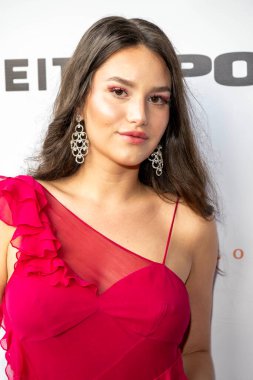 Model Elina Mova, 16 Haziran 2023 'te Hotel Ziggy Hollywood, Los Angeles' ta Komedi Modelleri 'ne katılıyor.