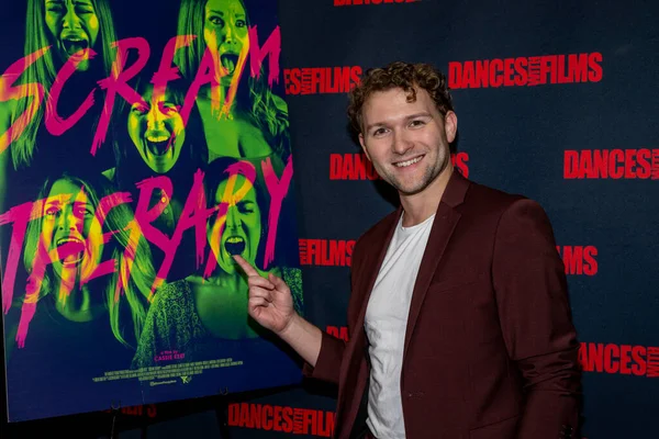 Actor Ben Cichowski Attends Dances Films Feminist Horror Comedy Scream — Stock Photo, Image