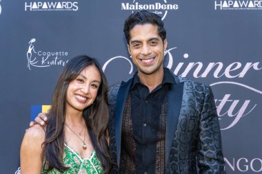 Musical Artist Anthony Bless with his wife Lynhthy attends Black-Tie Dinner Party In Honor of Her Excellency Kitoko Gata Ngoulou, Ambassador of Chad at home of Phil Westbrooks, Los Angeles, CA July 21, 2023