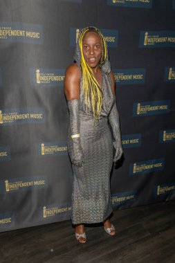 Aktris Janeshia Adams-Ginyard, Avalon Hollywood, Los Angeles 'ta düzenlenen 2023 Yıllık Hollywood Bağımsız Müzik Ödüllerine katıldı.