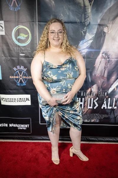 Make Artist Nicole Diehl Attends Los Angeles Film Premiere All — Stock Photo, Image