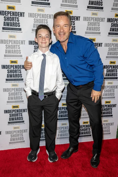Actor Dylan Dukes Actor Christopher Dukes Attend 2023 Indie Short — Stock Photo, Image