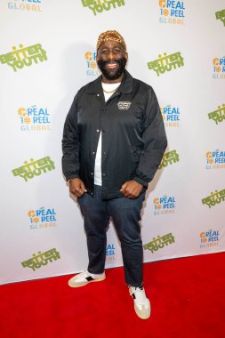 Aktör Mo Hines, 20 Ekim 2023 'te The Beehive, Los Angeles' ta düzenlenen Küresel Gençlik Film Festivali 'ne katıldı.