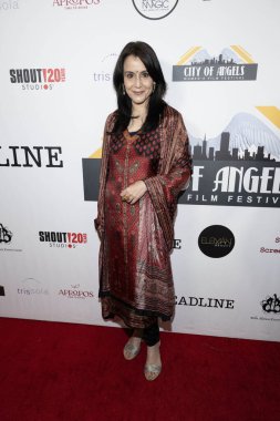 Aktris Shruti Tewari, Bella Blanca Olay Merkezi, Los Angeles, CA 12 Kasım 2023 'te düzenlenen 2023 Melekler Şehri Kadın Film Festivali Galasına katıldı.